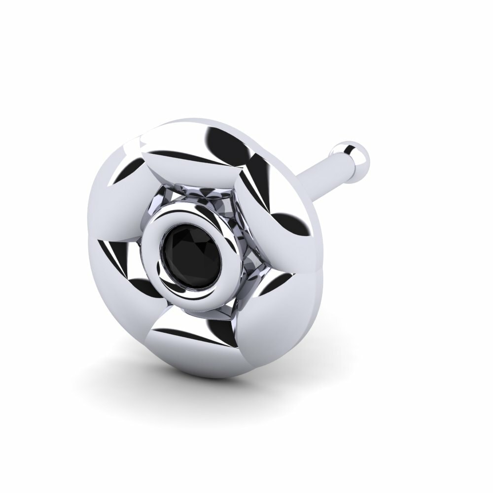 Black Diamond Nose Pin Reuven