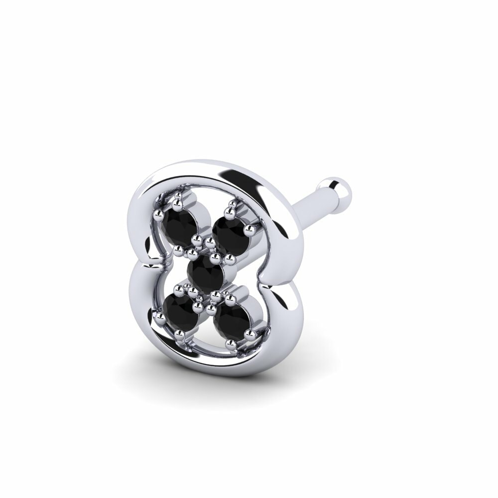 Black Diamond Nose Pin Reva