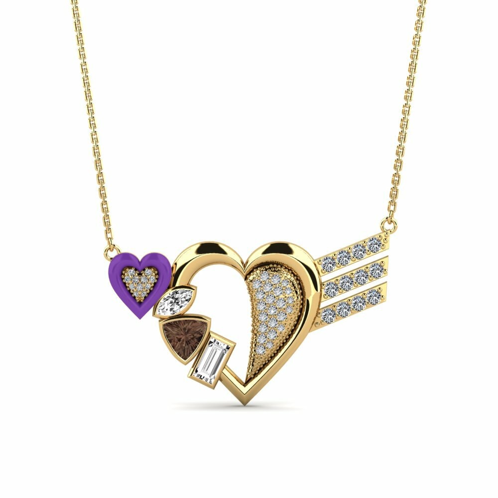 Cuarzo humo Collar de Mujer Revellove