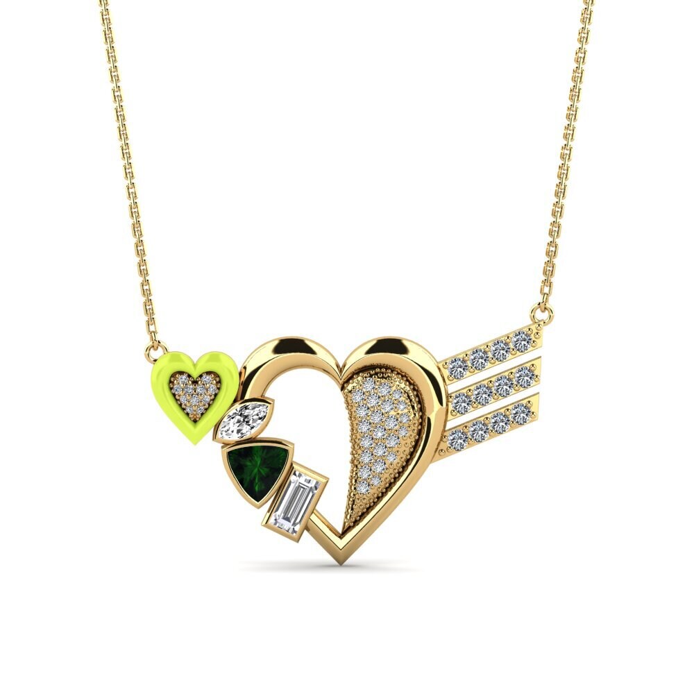Tourmaline Verte Collier pour femme Revellove