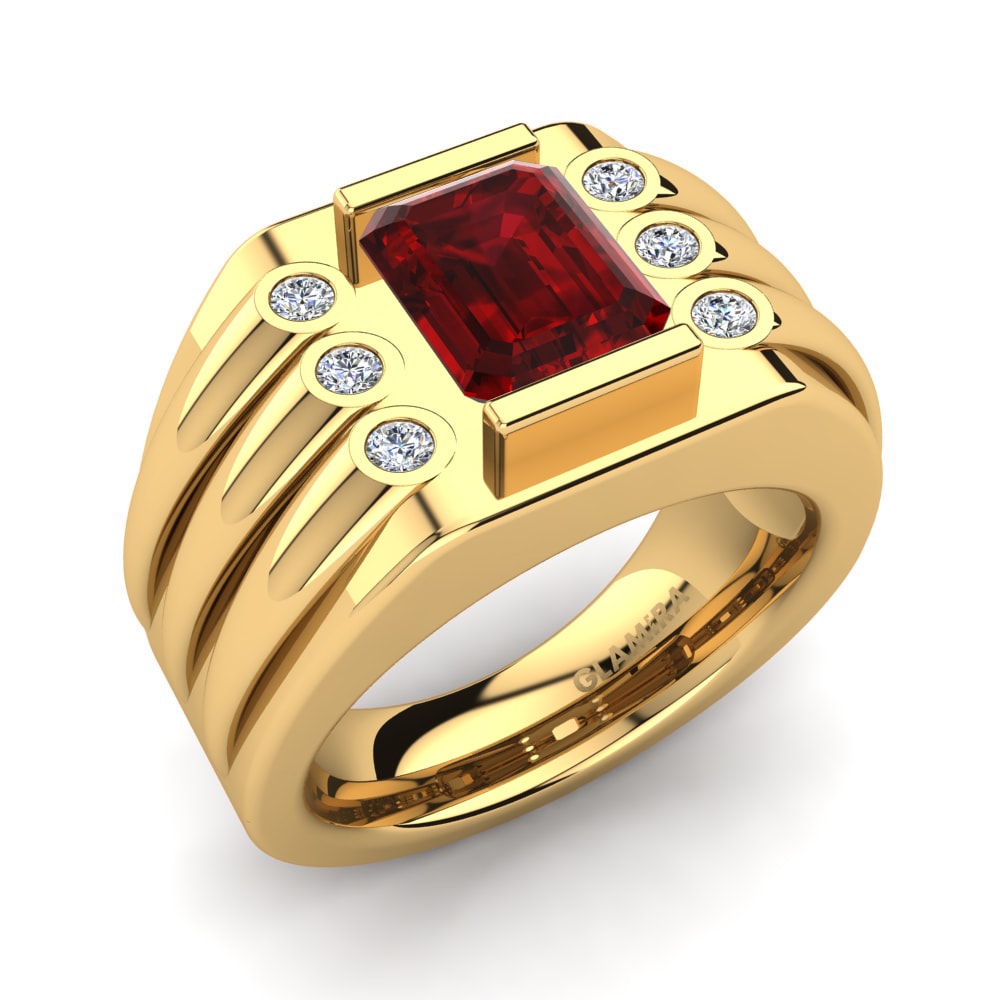 Bague pour homme Reyes Rubis