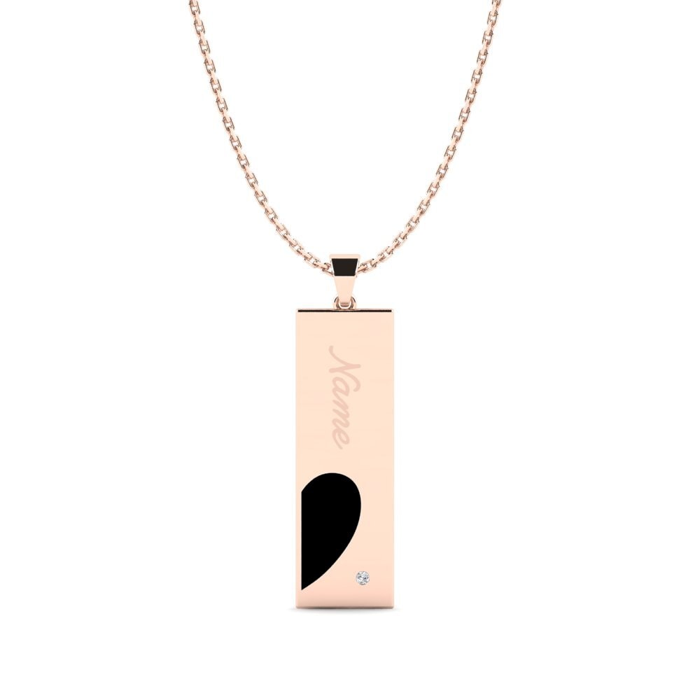 Rotgold 585 Damen anhänger Rezarta Women