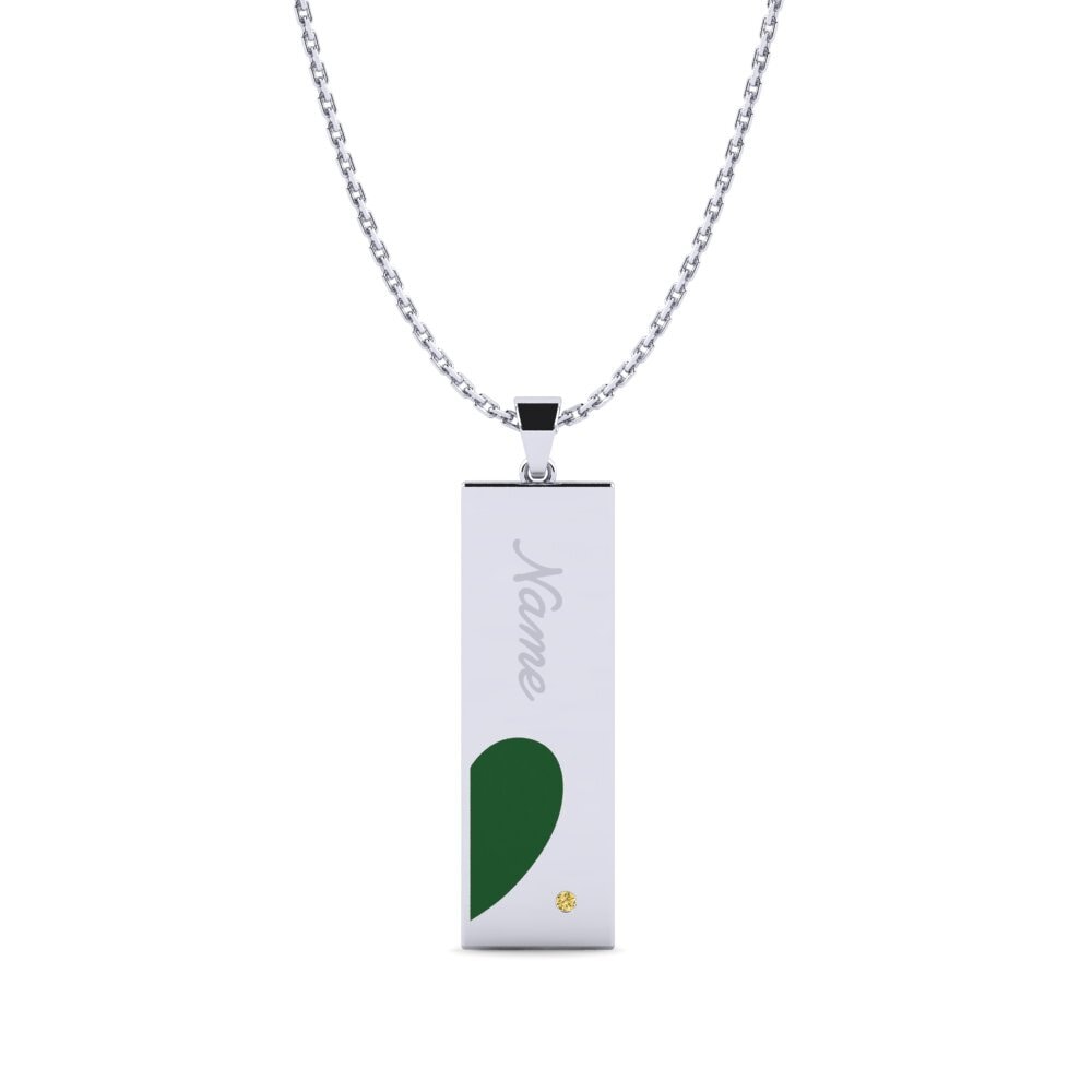 Gelber Diamant Damen anhänger Rezarta Women