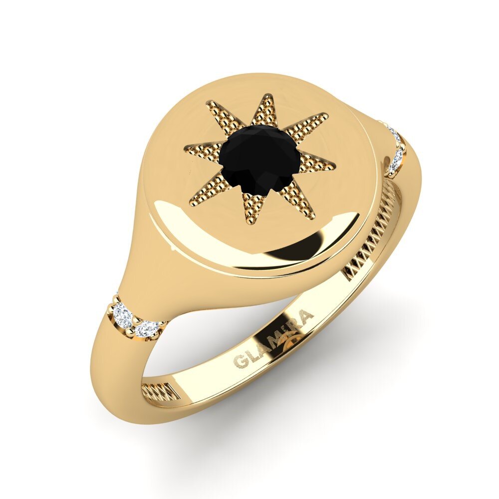 Black Onyx Pinky Ring Rgunder
