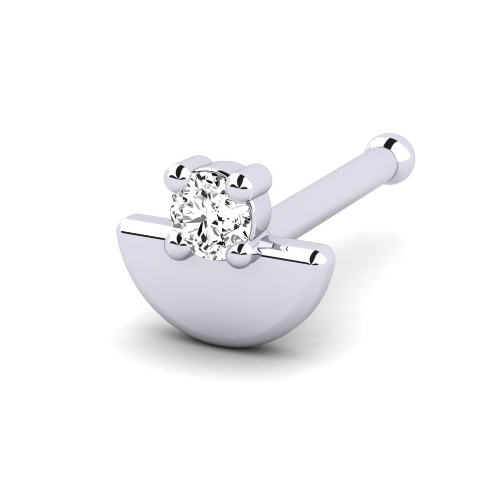 Moissanit Piercing do nosu Rias