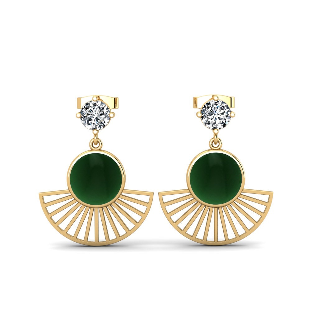 Emerald Women's Earring Ribera