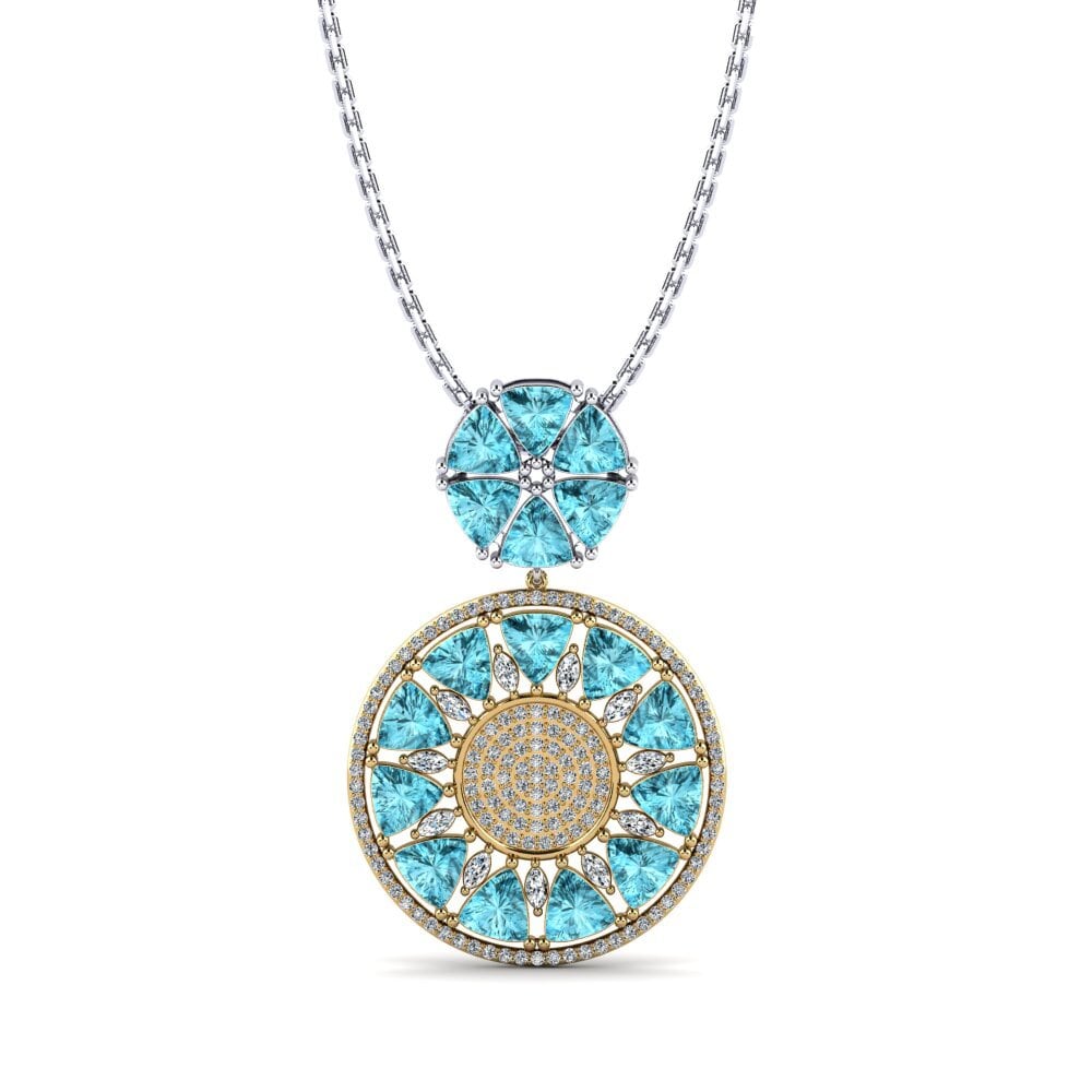 Blue Zircon Women's Pendant Ricon