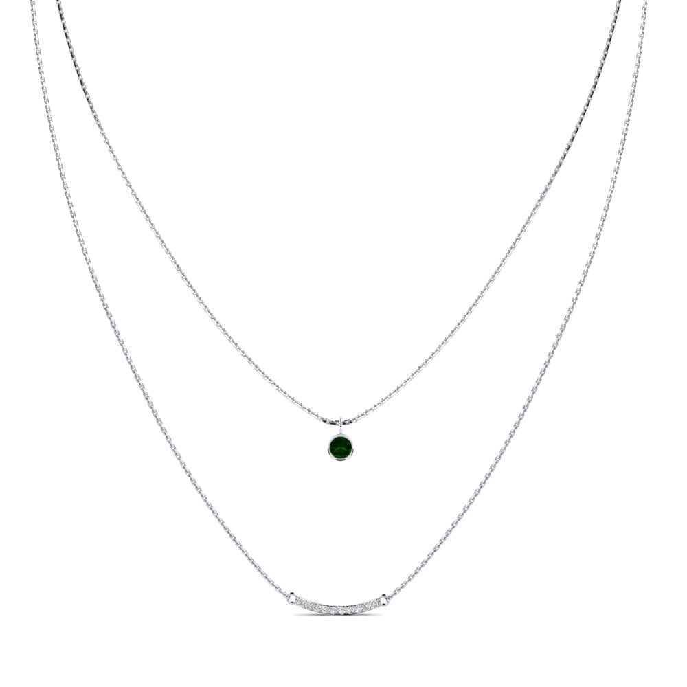 Green Tourmaline Women's Necklace Rideout