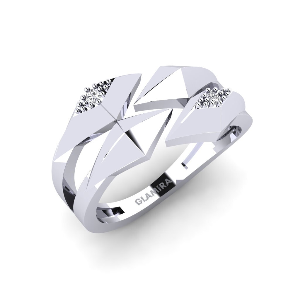 Platine 950 Bague Rieky