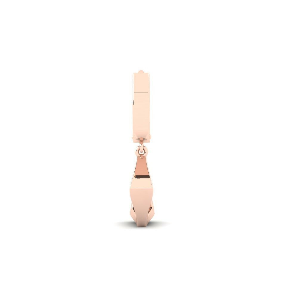 Oro Rosso 750 Orecchino da uomo Rigmog