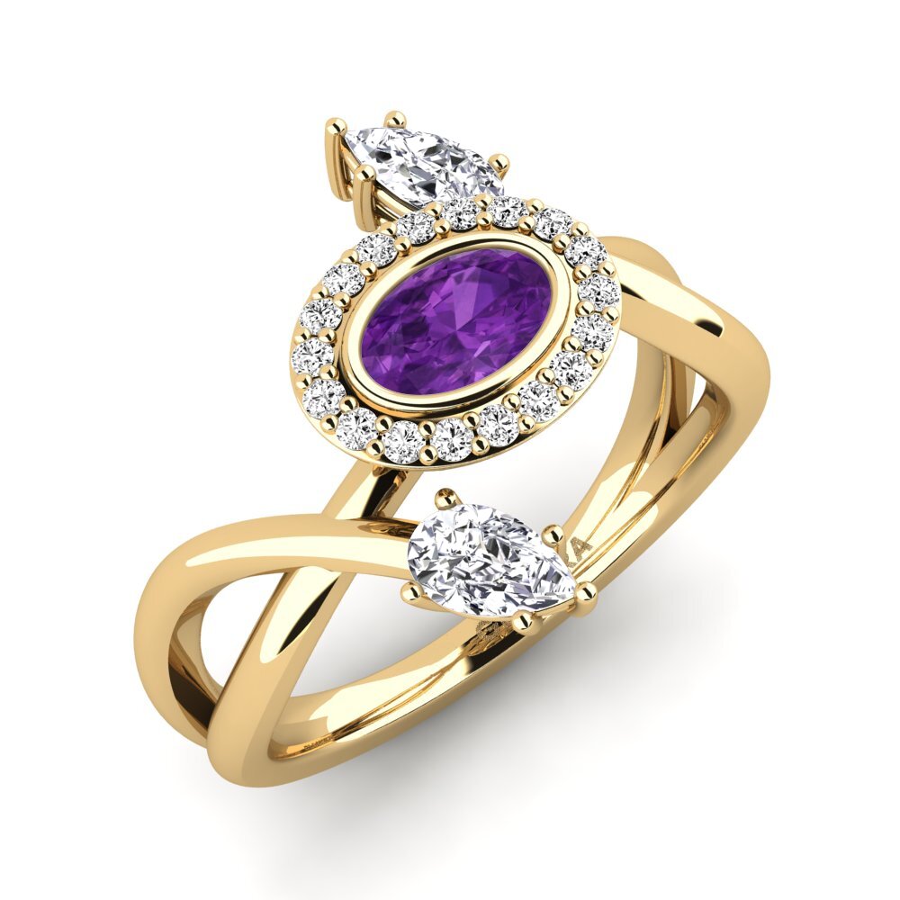 Amethyst Women's Ring Rigotlas