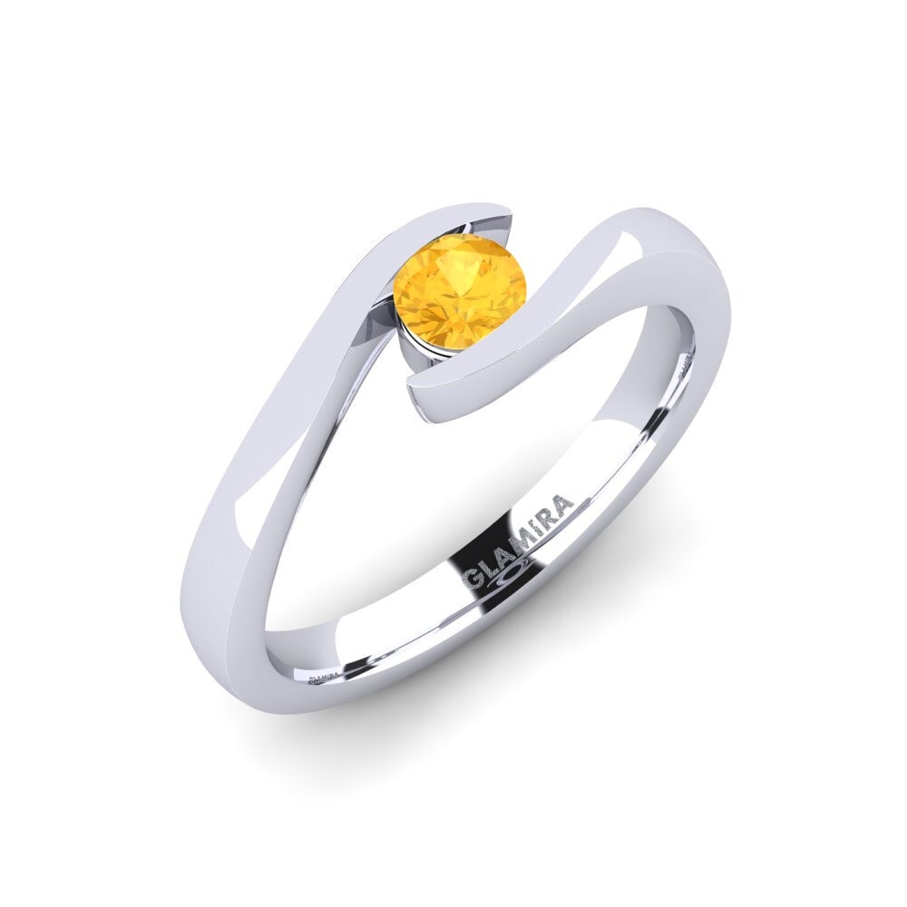Citrino Anello di fidanzamento Tonia 0.25 crt