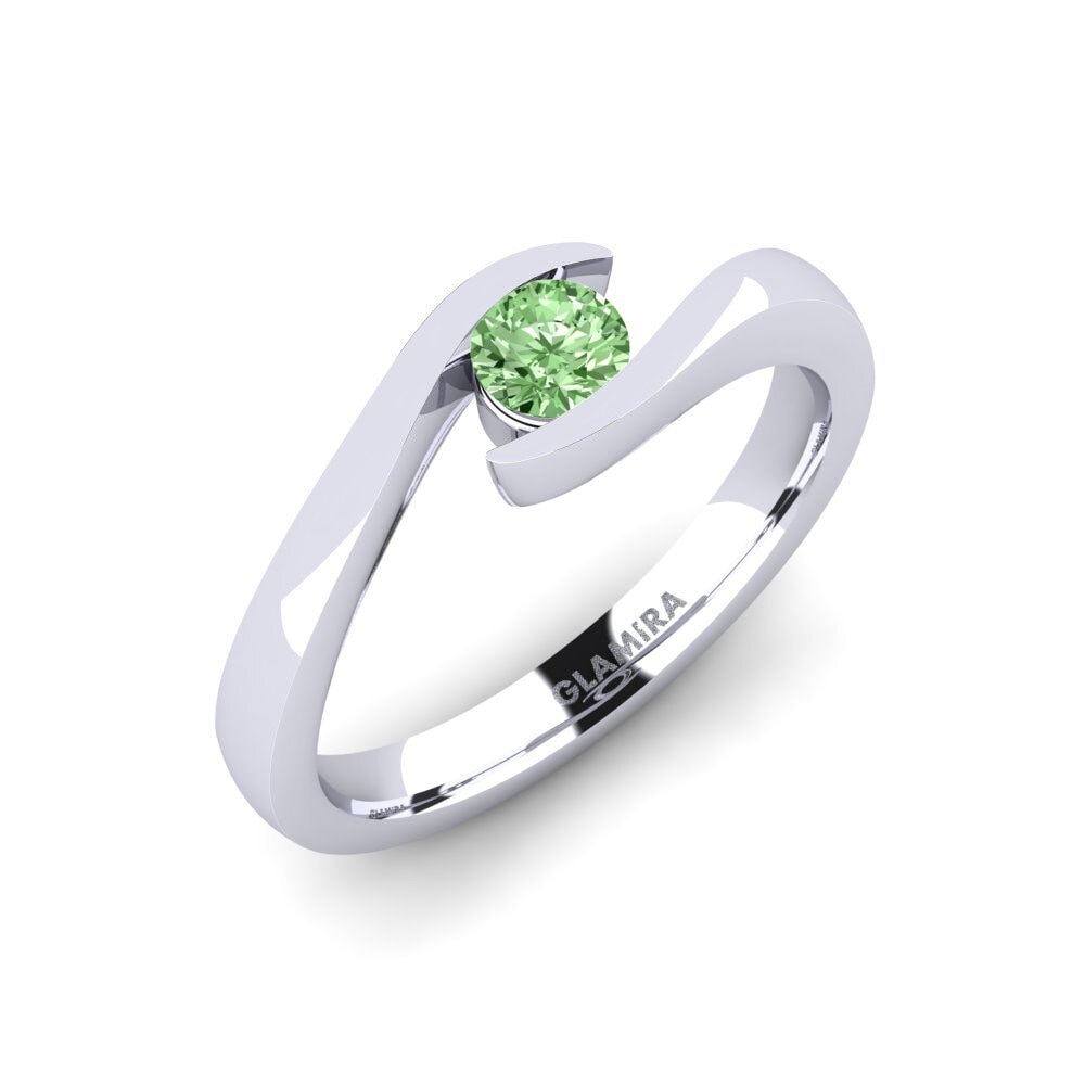 Green Diamond Engagement Ring Tonia 0.25 crt