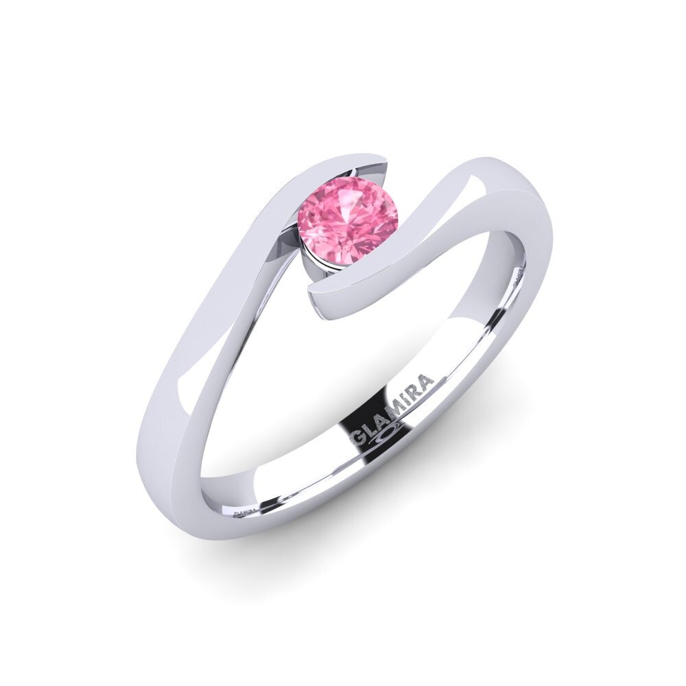 Saphir Rose Bague de fiançailles Tonia 0.25 crt