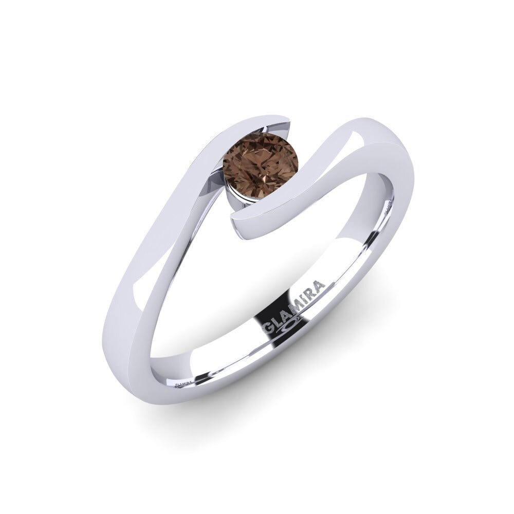 Rauchquarz Verlobungsring Tonia 0.25 crt
