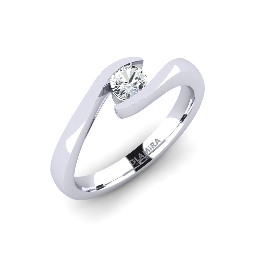 Zircon Blanc Bague de fiançailles Tonia 0.25 crt