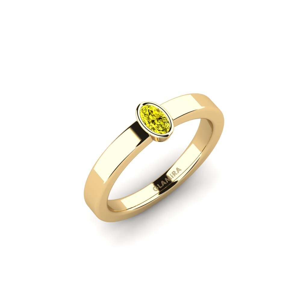 Yellow Diamond Engagement Ring Ringov
