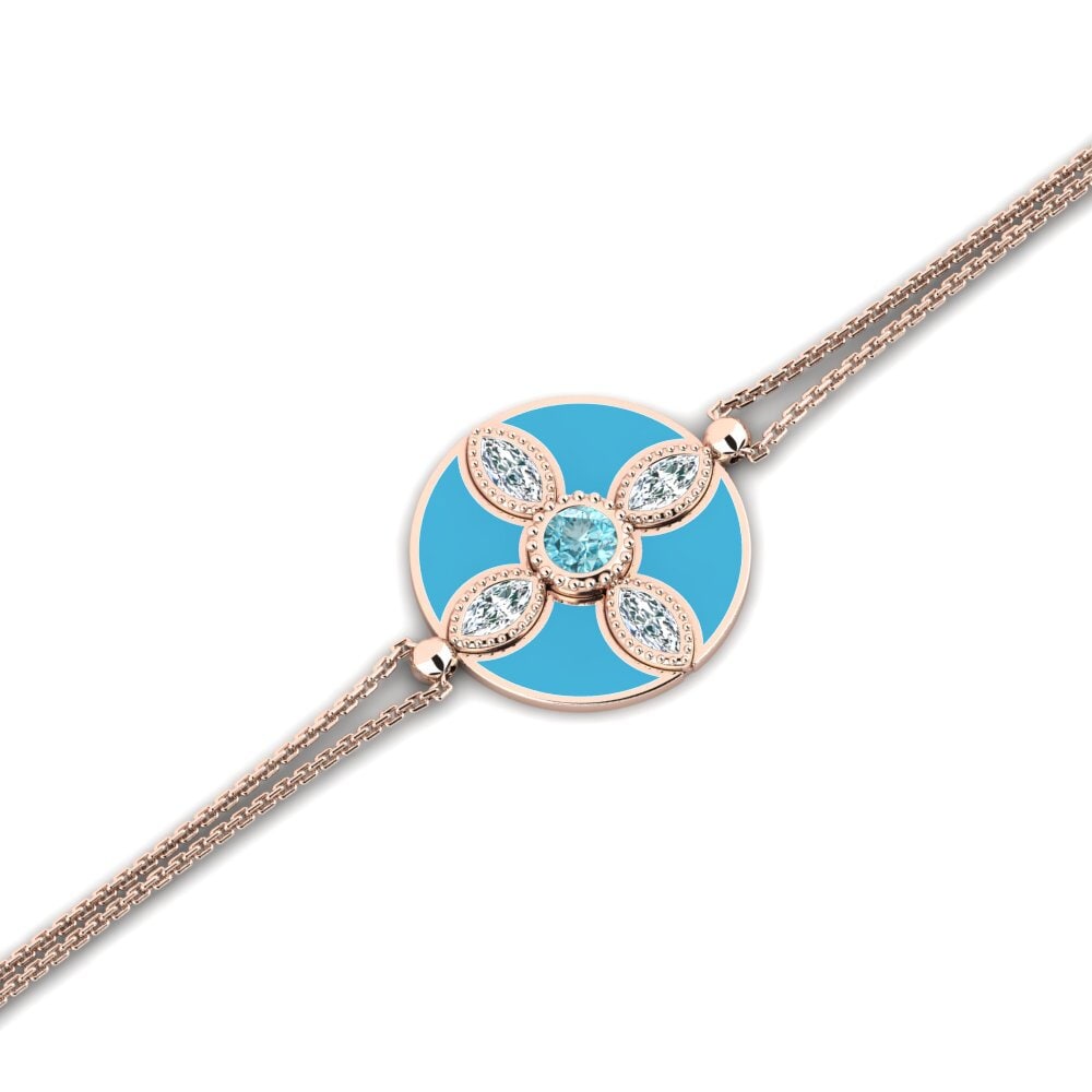 Blue Zircon Women's Bracelet Rino