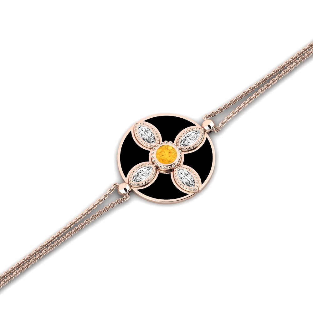 Citrine Women's Bracelet Rino