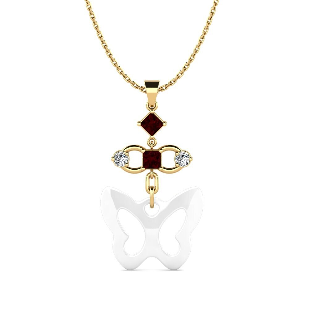 Garnet Women's Pendant Riolus