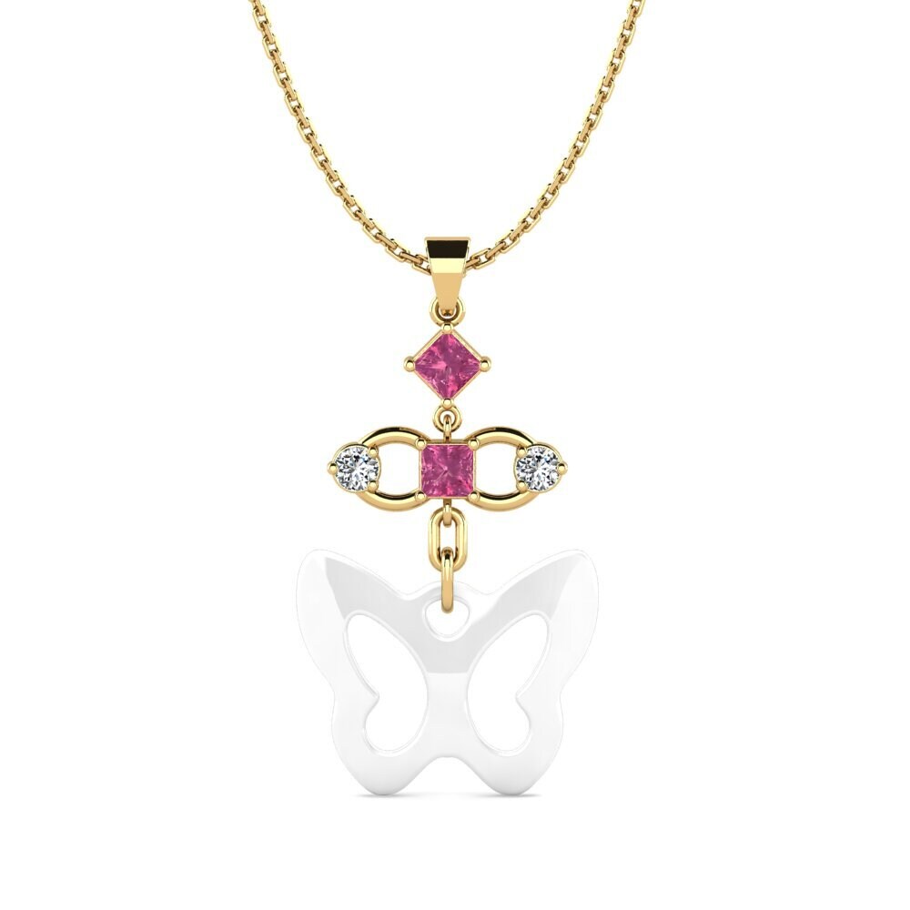 Pink Tourmaline Women's Pendant Riolus