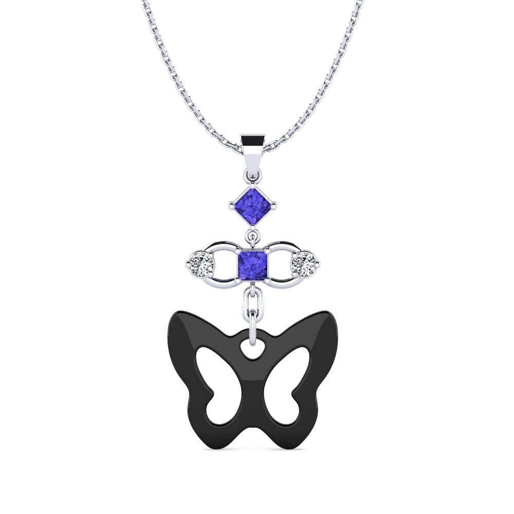 950 Platinum Tanzanite Women's Pendant Riolus