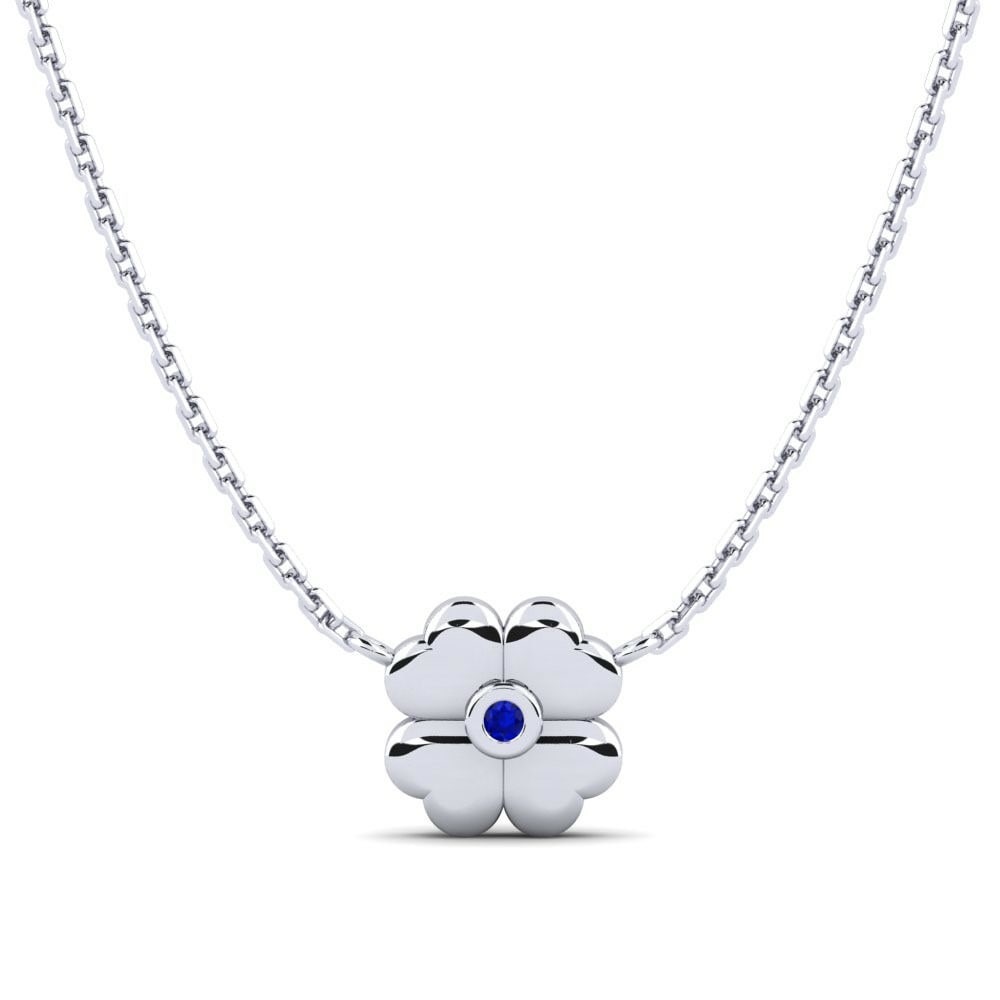 Plata 925 Zafiro Collar para Niño Rionnag