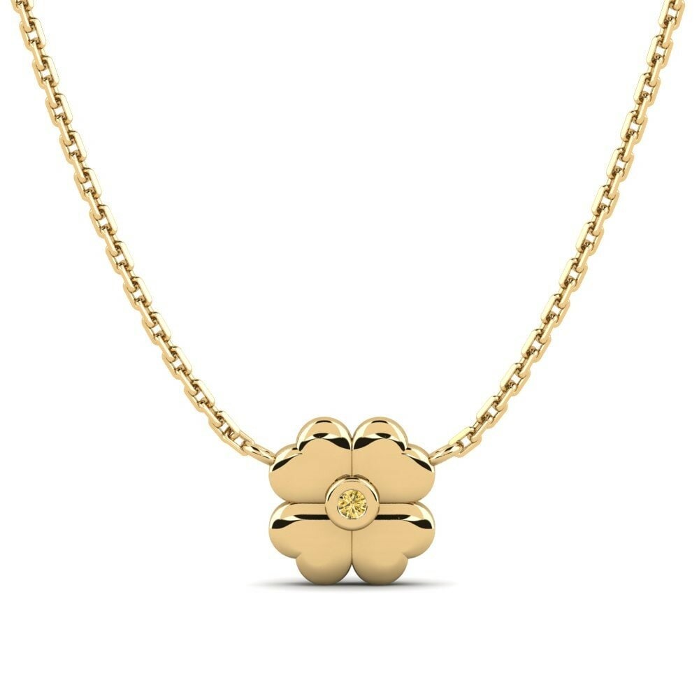 Collier pour enfant Rionnag Diamant Jaune