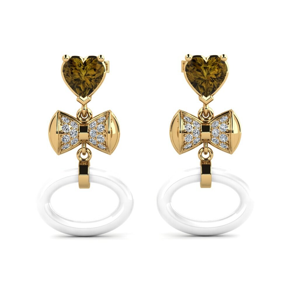 Brown Zircon Women's Earring Ritas