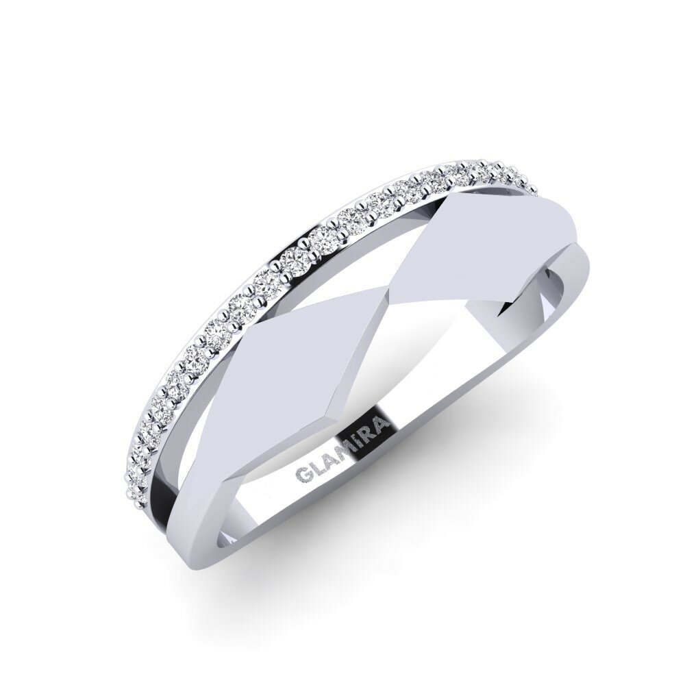Platine 950 Bague Rivera