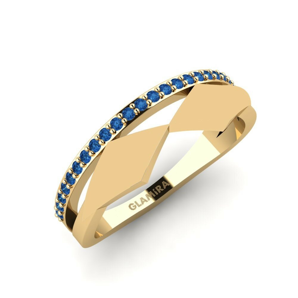 Dark Blue Zirconia Ring Rivera