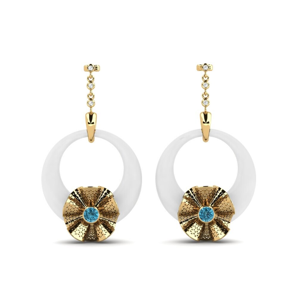 Blue Zircon Women's Earring Rizo