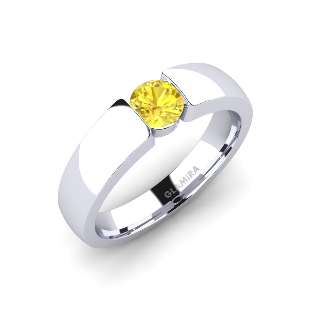 Yellow Sapphire Engagement Ring Lissy 0.5crt