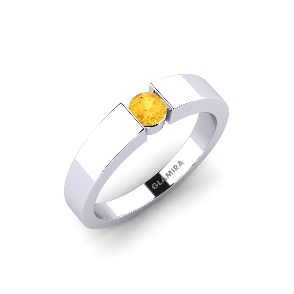 Citrine Engagement Ring Nature 0.25 crt