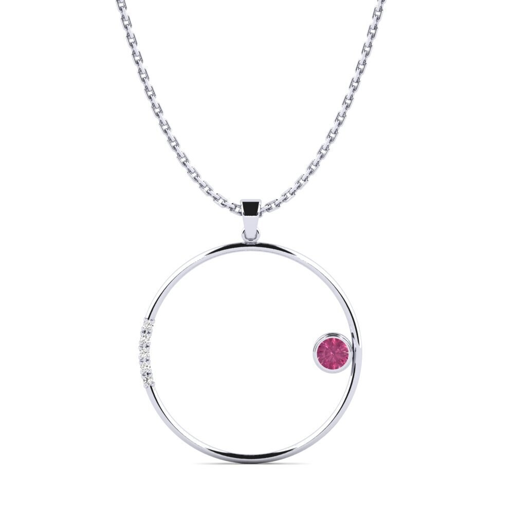Pink Tourmaline Women's Pendant Robena