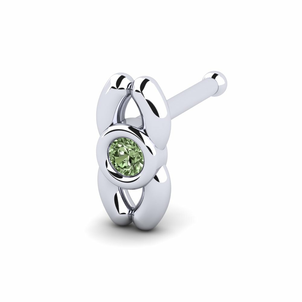 Groene Diamant Neus Pin Rodin