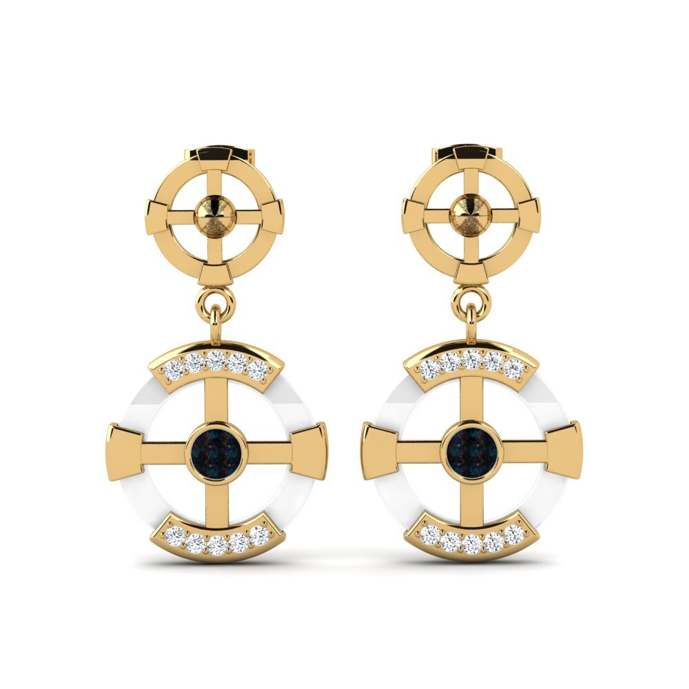 Black Opal Women's Earring Rohlfing
