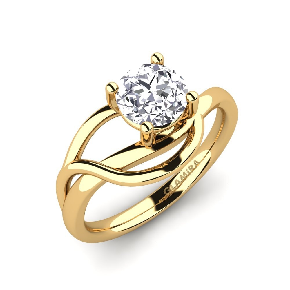 14ct Yellow Gold Engagement Ring Roisina