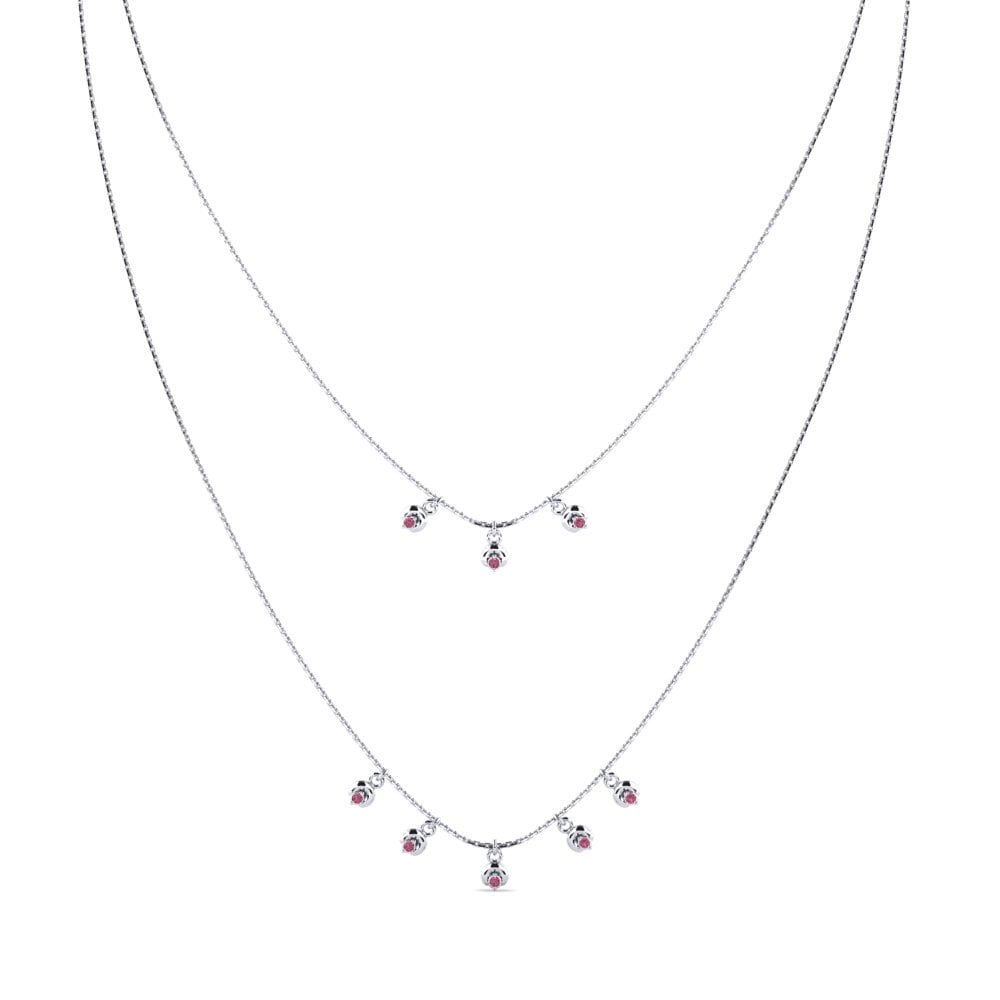 Rhodolite Garnet Women's Necklace Rometta
