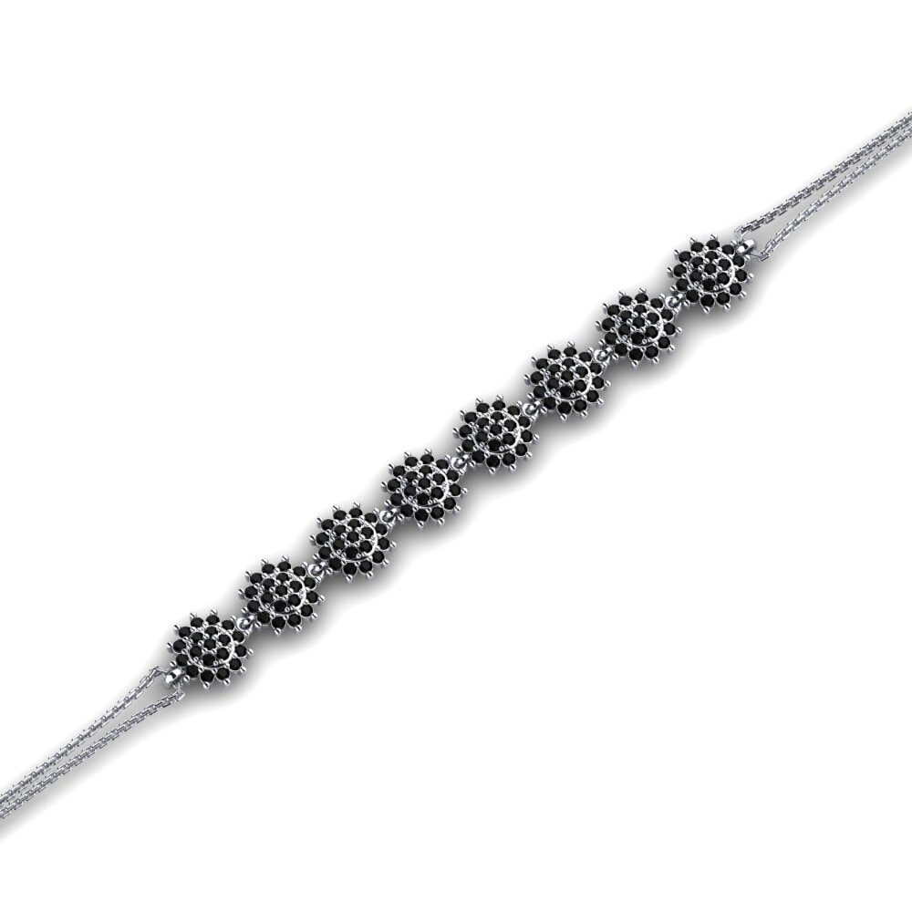 Schwarzer Diamant Damen armband Romilly