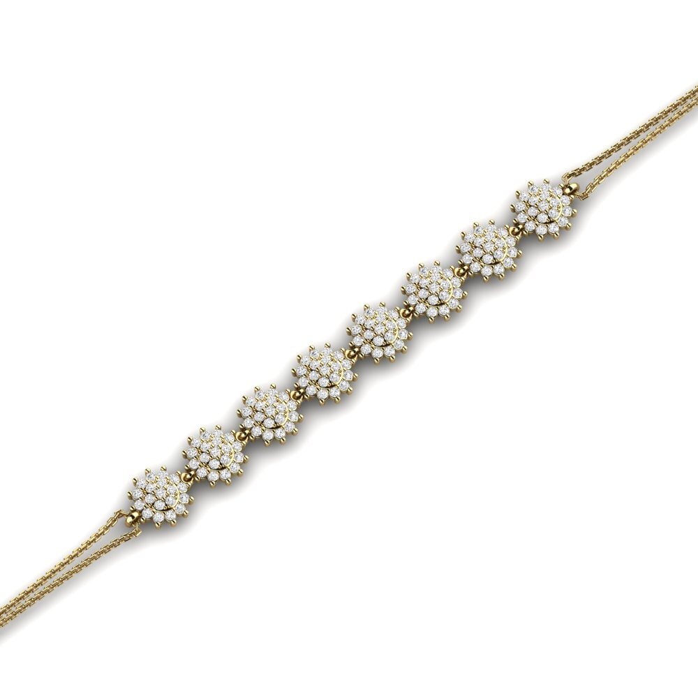 Zafiro blanco Pulsera de Mujer Romilly