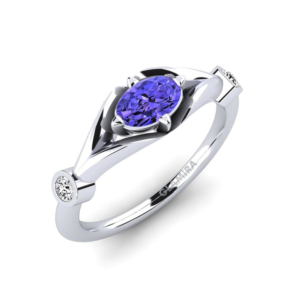 Tanzanite Anel de Noivado Romina