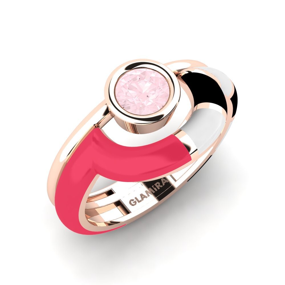Rose Quartz Ring Rondek SET