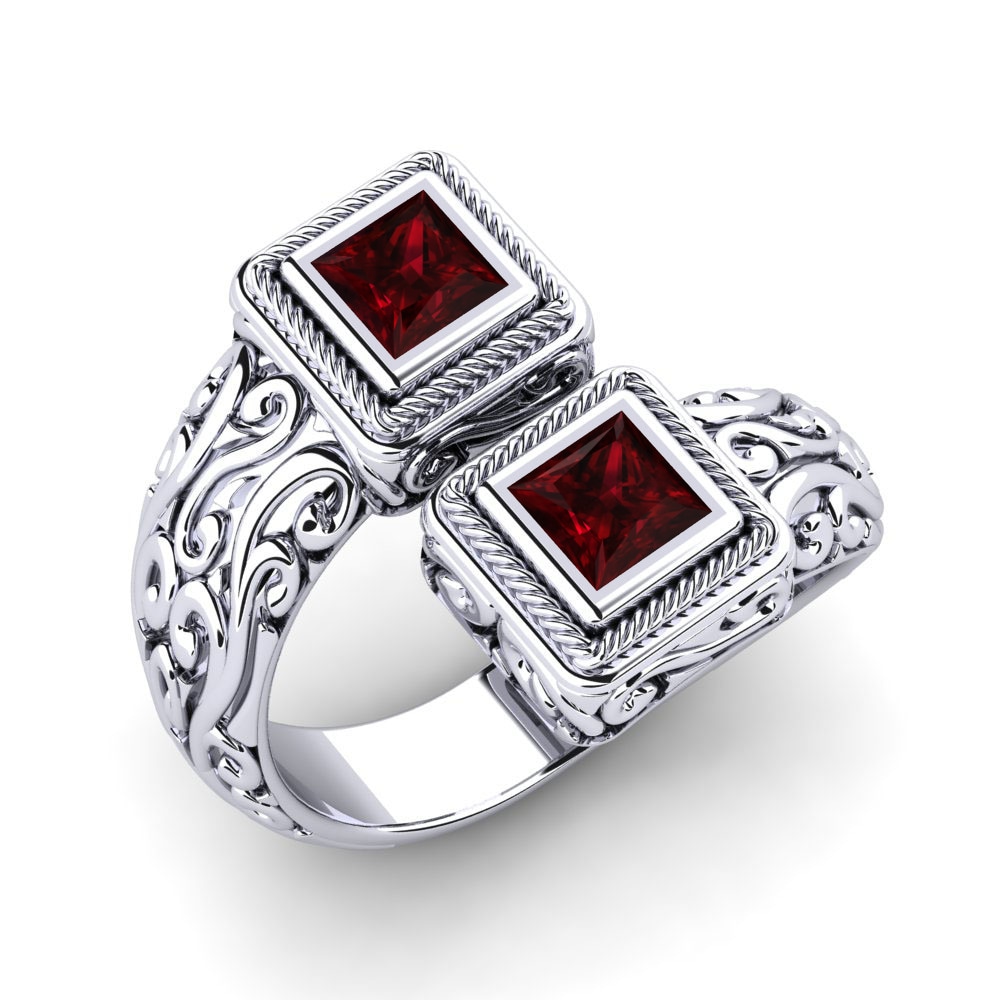 Garnet Men's Ring Ronita