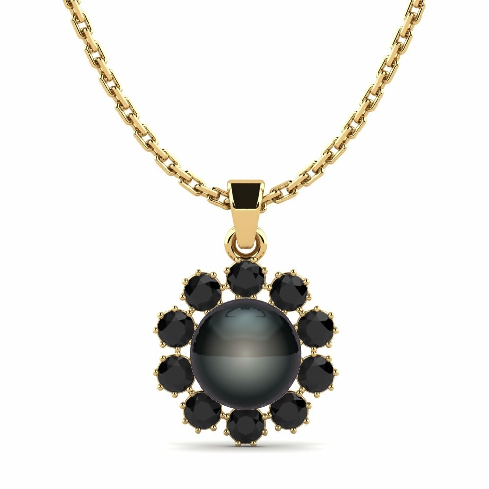 Diamant Noir Pendentif pour femme Rooster