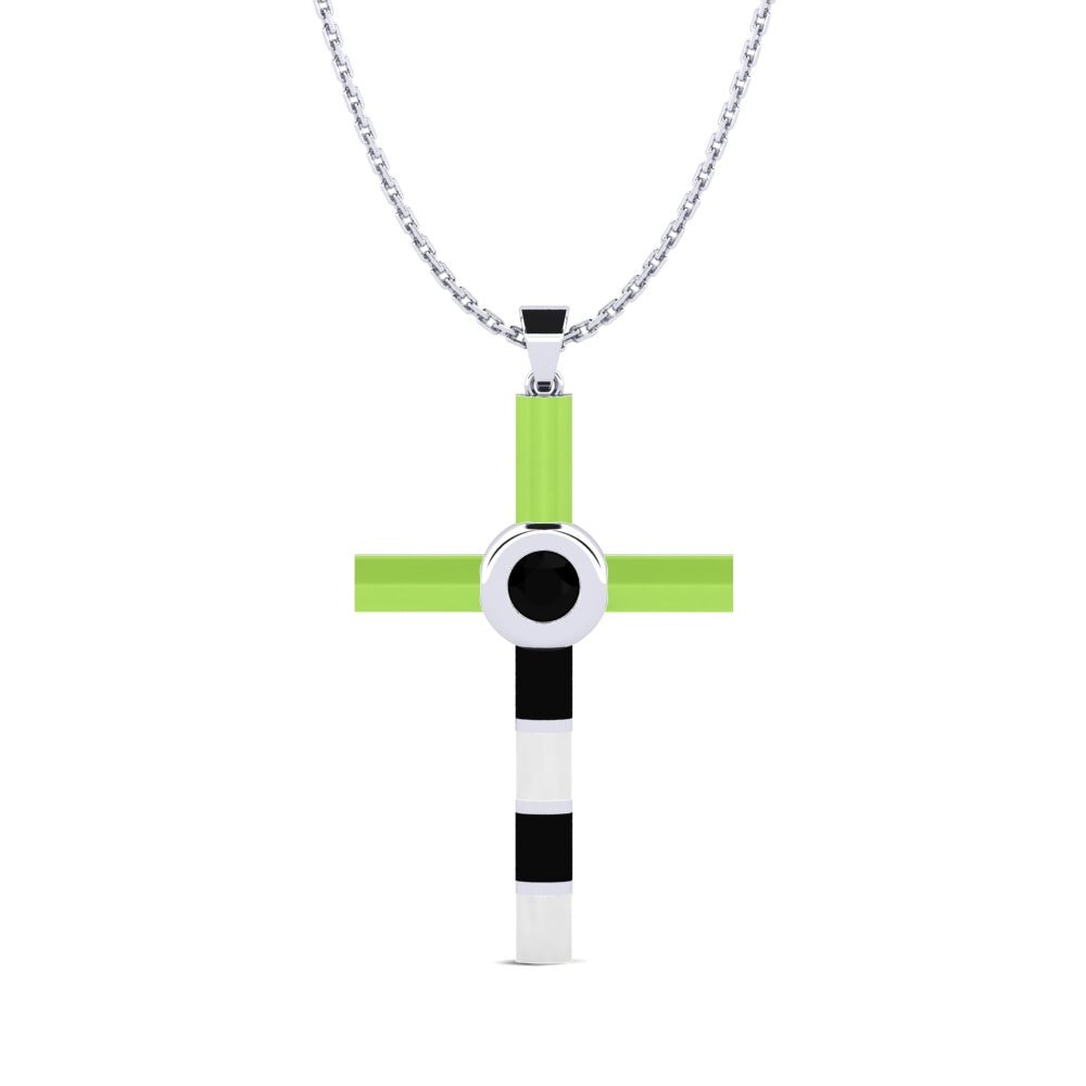 Black Onyx Women's Pendant Rosado
