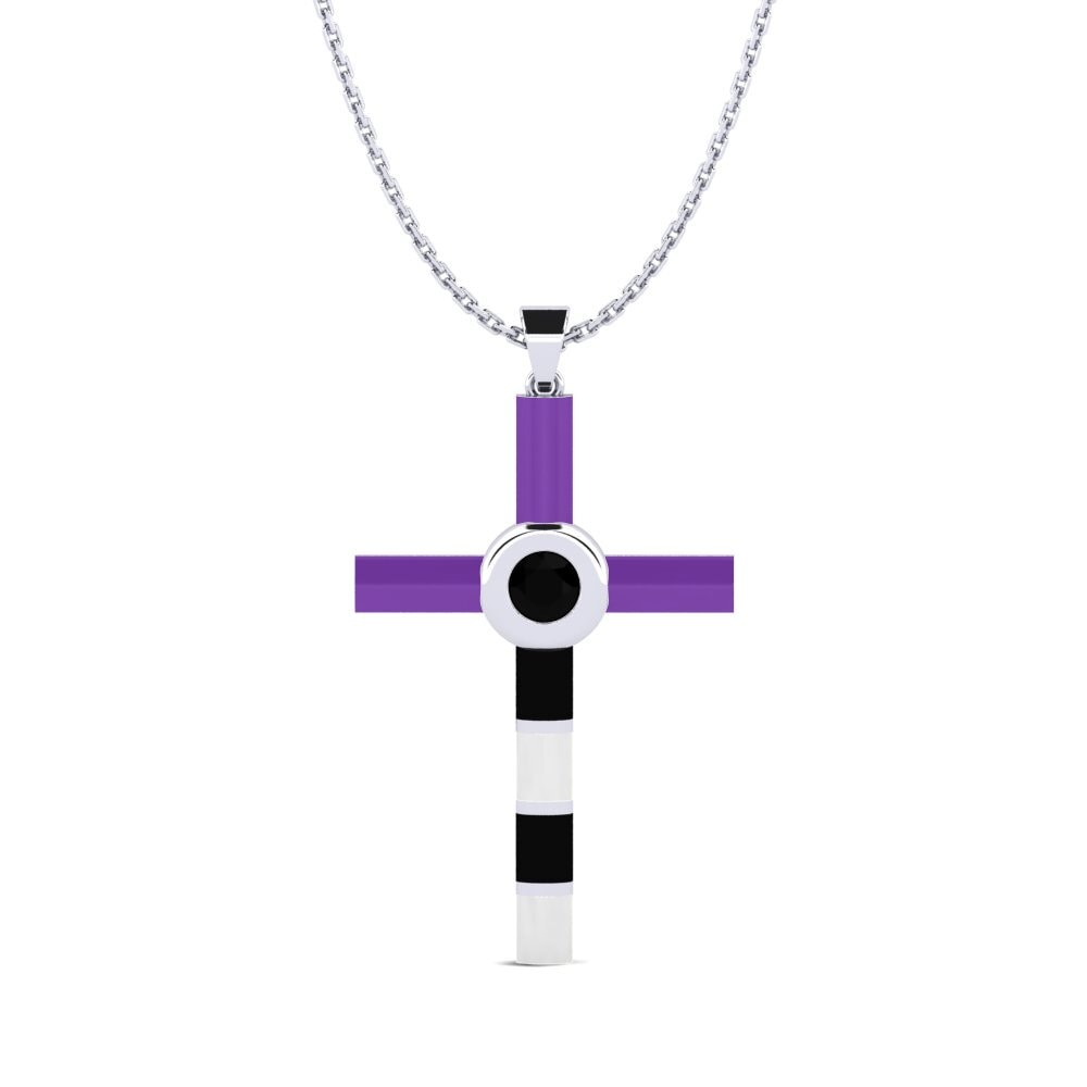 Black Onyx Women's Pendant Rosado