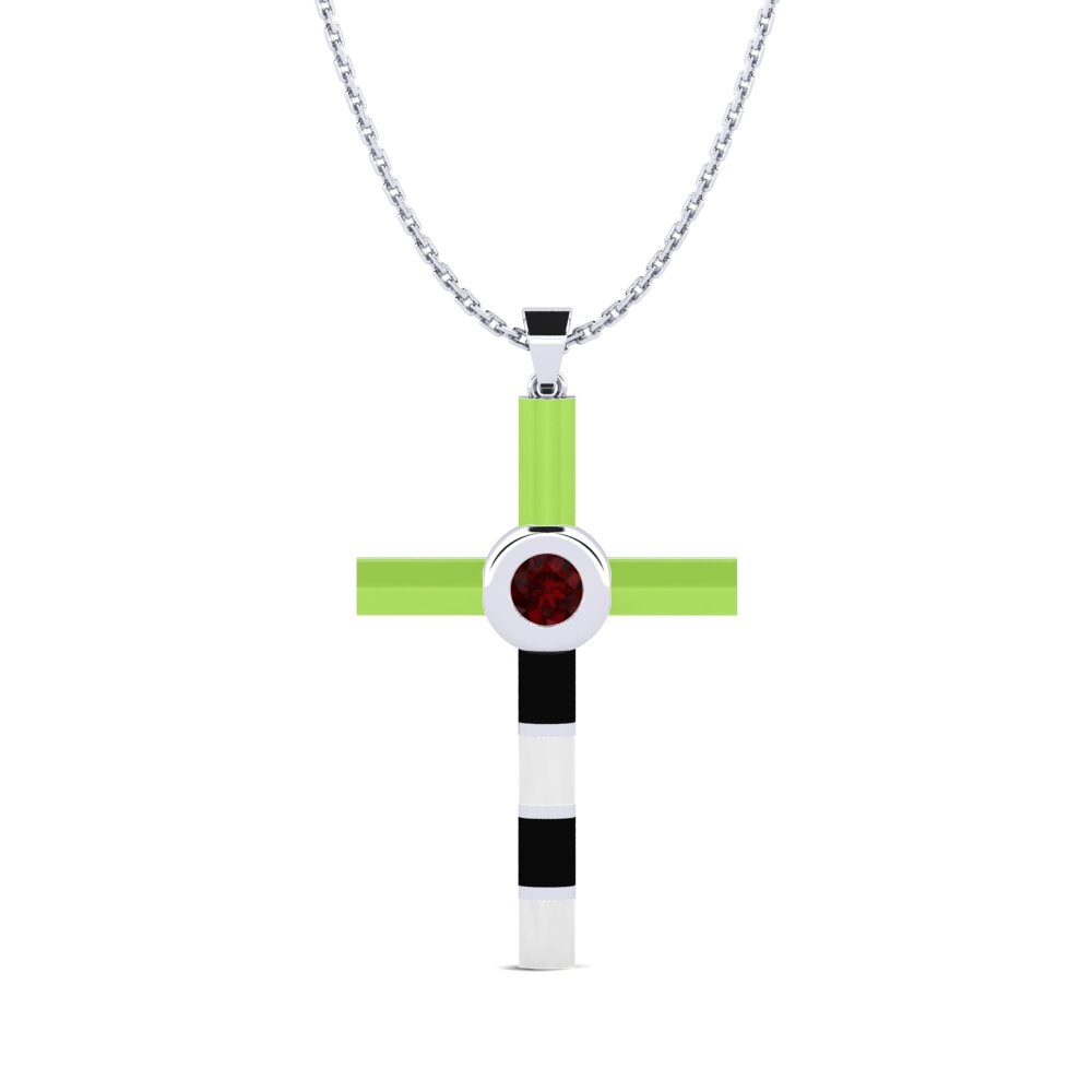 Garnet Women's Pendant Rosado