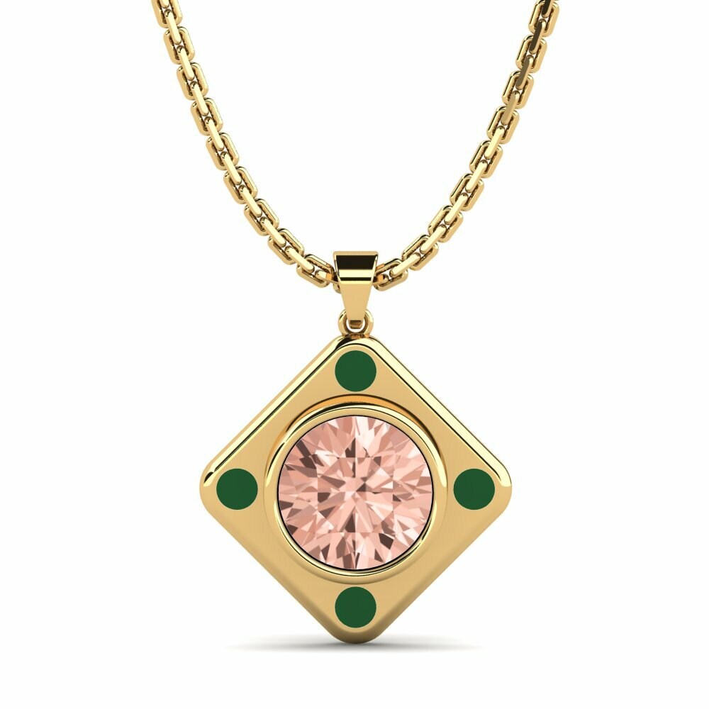 Dây chuyền Vàng 18K Đá Morganite Classic Solitaire