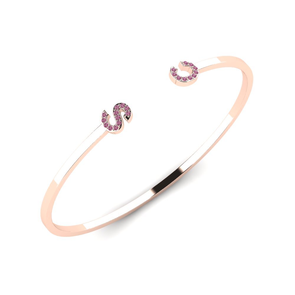 14ct Rose Gold Rhodolite Garnet Women's Bracelet Rosann